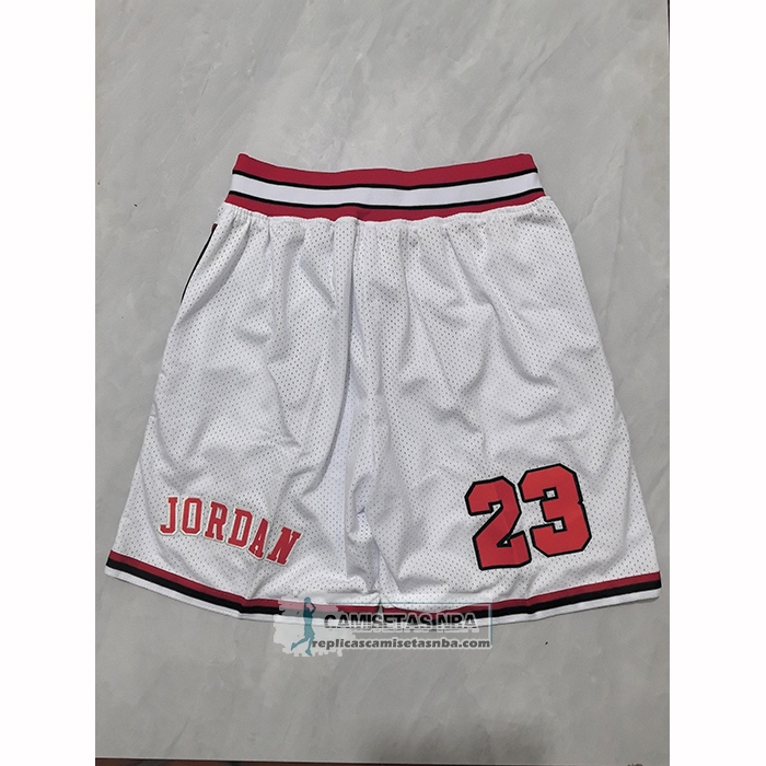 Pantalone Chicago Bulls Mitchell & Ness Just Don 1997-98 Blanco